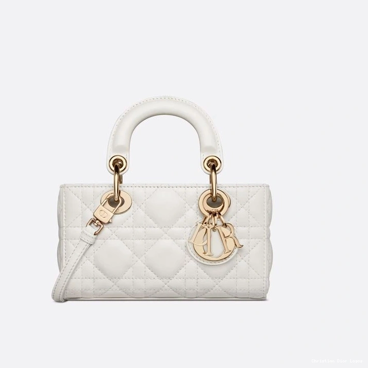 Cheap Bag Lambskin Micro D-Joy White Cannage Lady 0711 Luxury